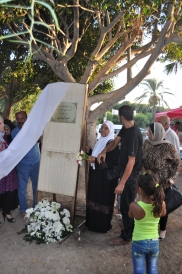 Inauguration of the plaque "We will not forget" in Tyre Lebanon