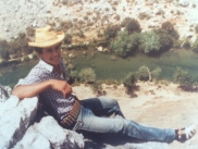 Ali at the river