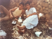 Ali and his friend at the river