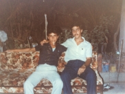 Ali with his friend