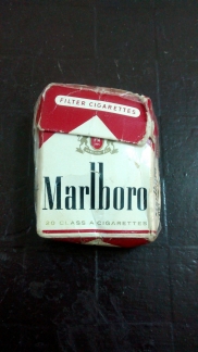 Aziz's packet of cigarettes