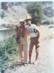 Ali and his friend at the river